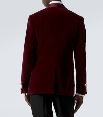 Cotton-blend velvet tuxedo jacket | Dolce&Gabbana