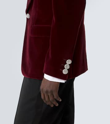 Cotton-blend velvet tuxedo jacket | Dolce&Gabbana