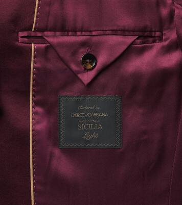 Cotton-blend velvet tuxedo jacket | Dolce&Gabbana