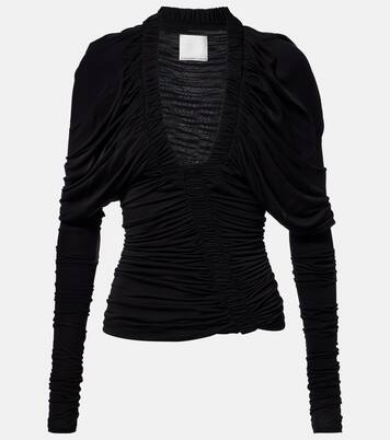 Ruched jersey top | Christopher Esber