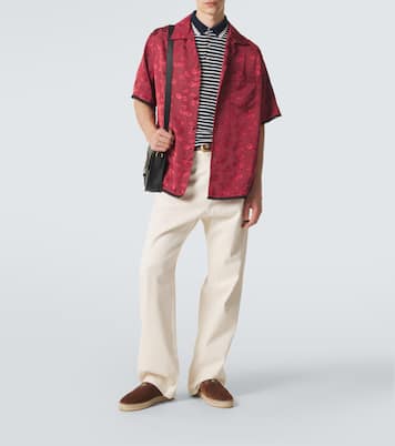 Cherryfic jacquard bowling shirt | Valentino