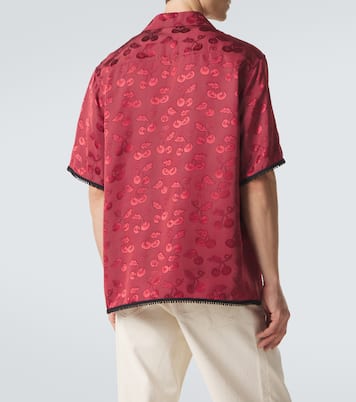 Cherryfic jacquard bowling shirt | Valentino