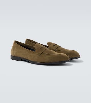 Loafers aus Veloursleder | Brioni