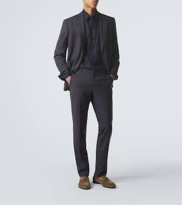 Loafers aus Veloursleder | Brioni