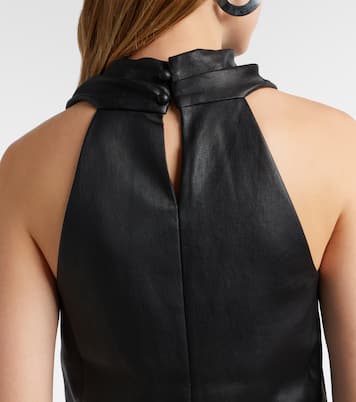 Top Aurea in pelle | Stouls