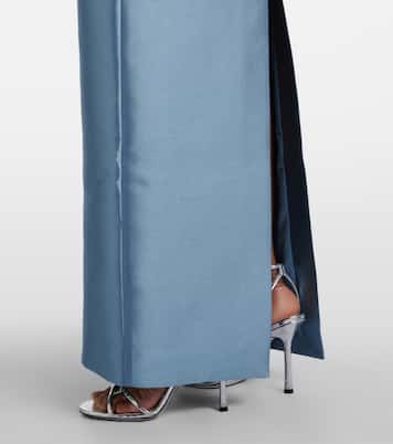 Robe Lucille aus Satin | Solace London