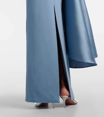 Kiana draped off-shoulder gown | Solace London