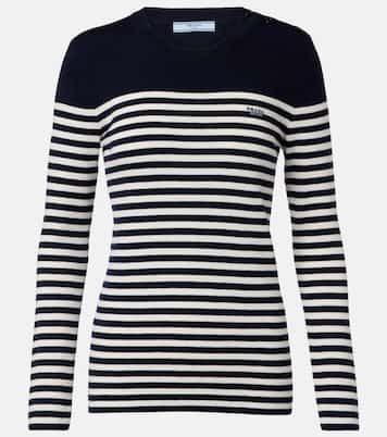 Striped virgin wool sweater | Prada