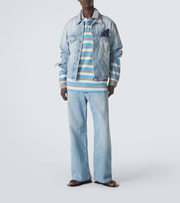 Striped cotton polo shirt | ERL