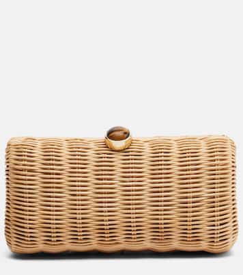 Pochette Poppy en osier à ornements | Judith Leiber Couture