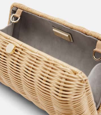 Pochette Poppy en osier à ornements | Judith Leiber Couture