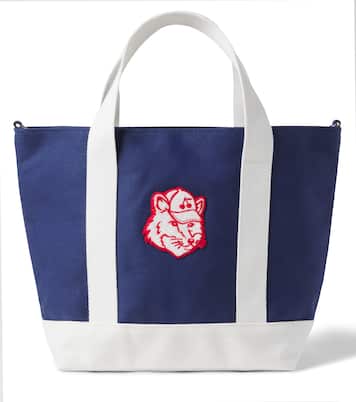 x Kitsuné Lane canvas tote bag | Bonpoint