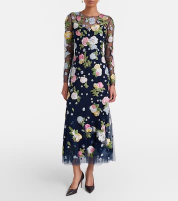 Embroidered cocktail dress | Carolina Herrera