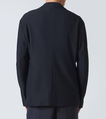 Waffle-knit blazer | Giorgio Armani