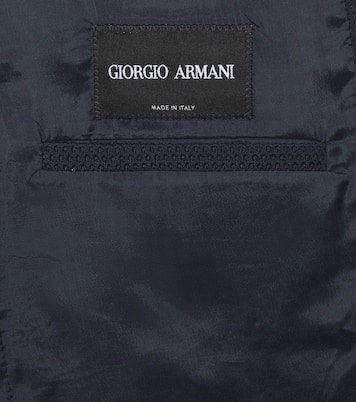 Waffle-knit blazer | Giorgio Armani