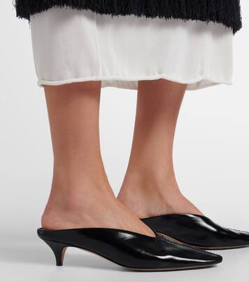 Virna leather mules | Bottega Veneta
