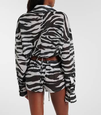 Wickeltop aus Musselin | The Attico