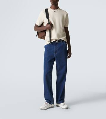 T-shirt in cotone con logo | Prada