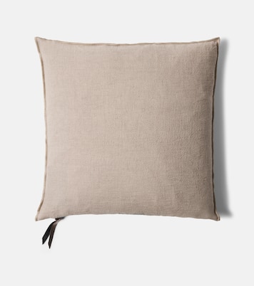 Linen crêpe cushion | Maison de Vacances