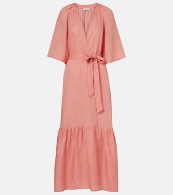 Audacieuse belted linen midi dress | Eres