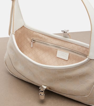 Jackie Slim Medium GG canvas shoulder bag | Gucci