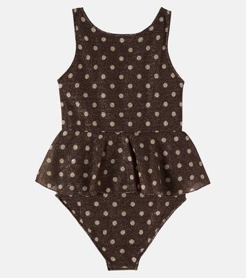 Osemini Lumière polka-dot ruffled swimsuit | Oséree Kids