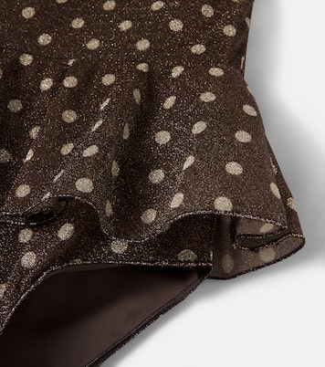 Osemini Lumière polka-dot ruffled swimsuit | Oséree Kids