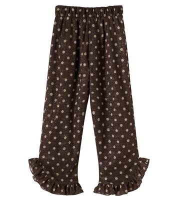 Osemini Lumière polka-dot ruffled pants | Oséree Kids