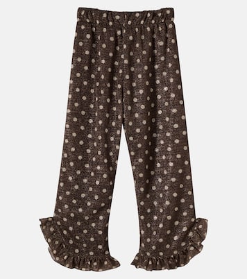 Osemini Lumière polka-dot ruffled pants | Oséree Kids