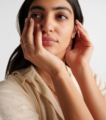 Anello Sonny in oro rosa, giallo e bianco 18kt con diamanti | Spinelli Kilcollin