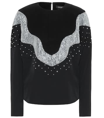 Top Valia en laine à sequins | Isabel Marant