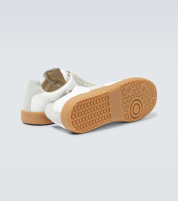 Replica leather and suede sneakers | Maison Margiela