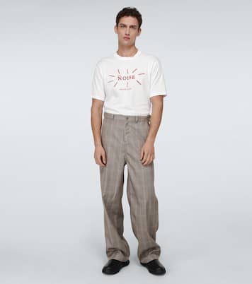 Checked wide-leg pants | Undercover