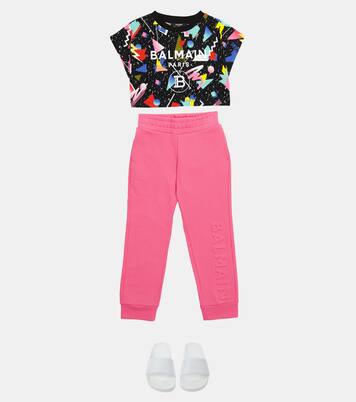 Cotton sweatpants | Balmain Kids