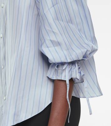 Blouse rayée | Noir Kei Ninomiya