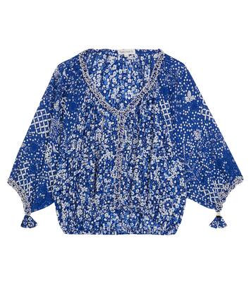 Ariel floral blouse | Poupette St Barth Kids