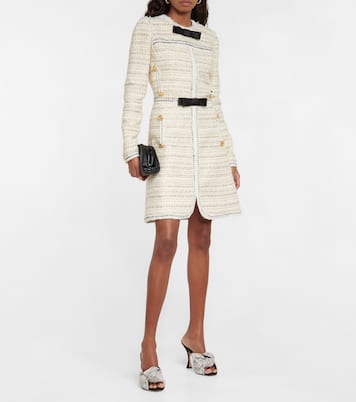 Verzierte Pantoletten aus Satin | Giambattista Valli