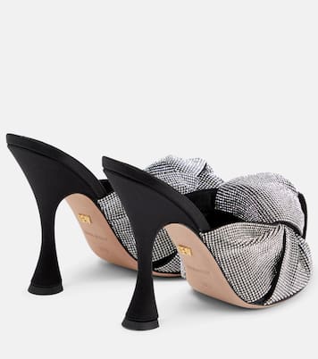 Verzierte Pantoletten aus Satin | Giambattista Valli