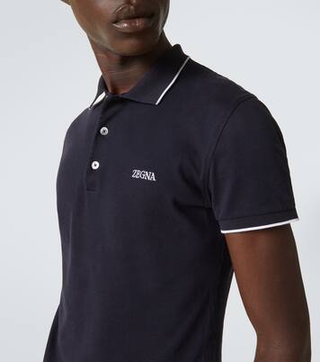 Polo en coton mélangé | Zegna