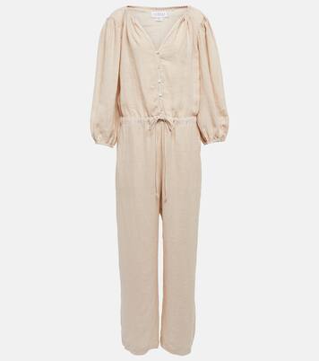 Dione linen jumpsuit | Velvet