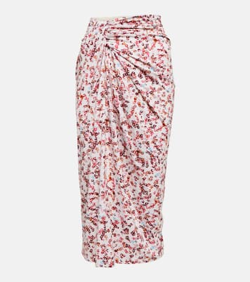 Bedruckter Midirock Jeldia aus Jersey | Marant Etoile