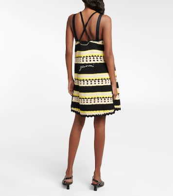 Minikleid aus Häkelstrick | Ganni