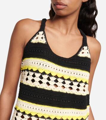 Minikleid aus Häkelstrick | Ganni