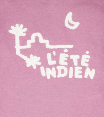 Issah embroidered cotton hoodie | Louise Misha