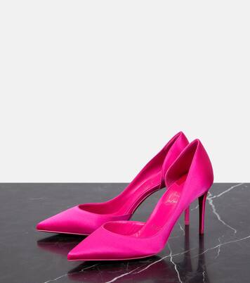 Iriza 85 silk satin pumps | Christian Louboutin