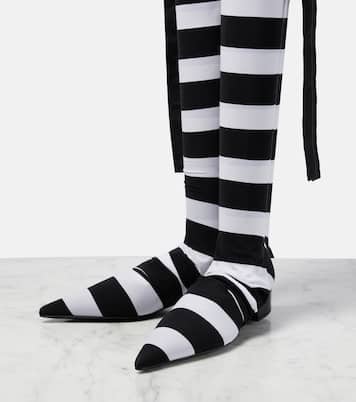 Portofino striped over-the-knee boots | Dolce&Gabbana