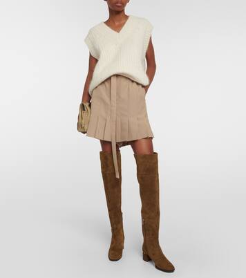 Loren 45 suede over-the-knee boots | Jimmy Choo