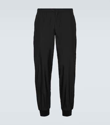 Pantalon de survêtement en soie mélangée | Prada