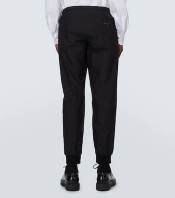 Pantalon de survêtement en soie mélangée | Prada