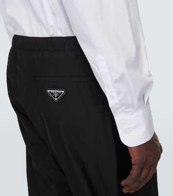 Pantalon de survêtement en soie mélangée | Prada